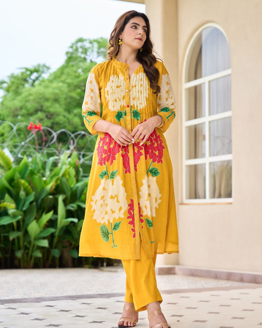 Aurora Mul Cotton Co-ord Set