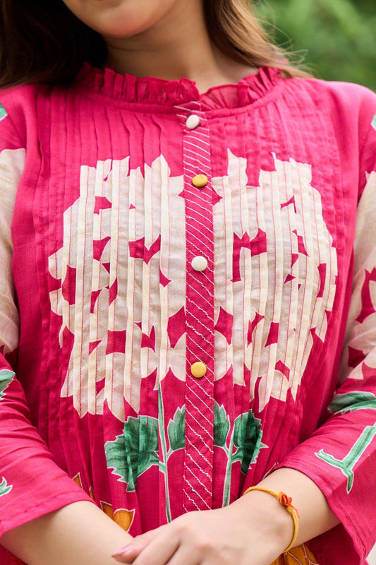 Serenique Mul Cotton Co-ord Set