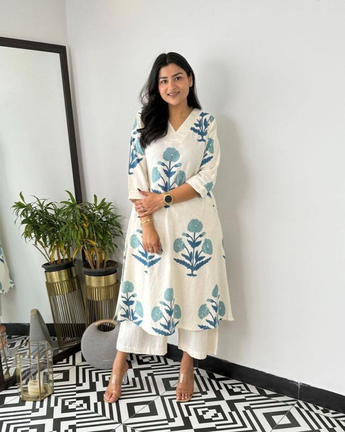 Noor Bloom – Summer Cotton Co-ord Set