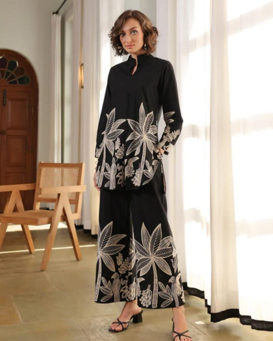 Midnight Bloom Co-ord Set