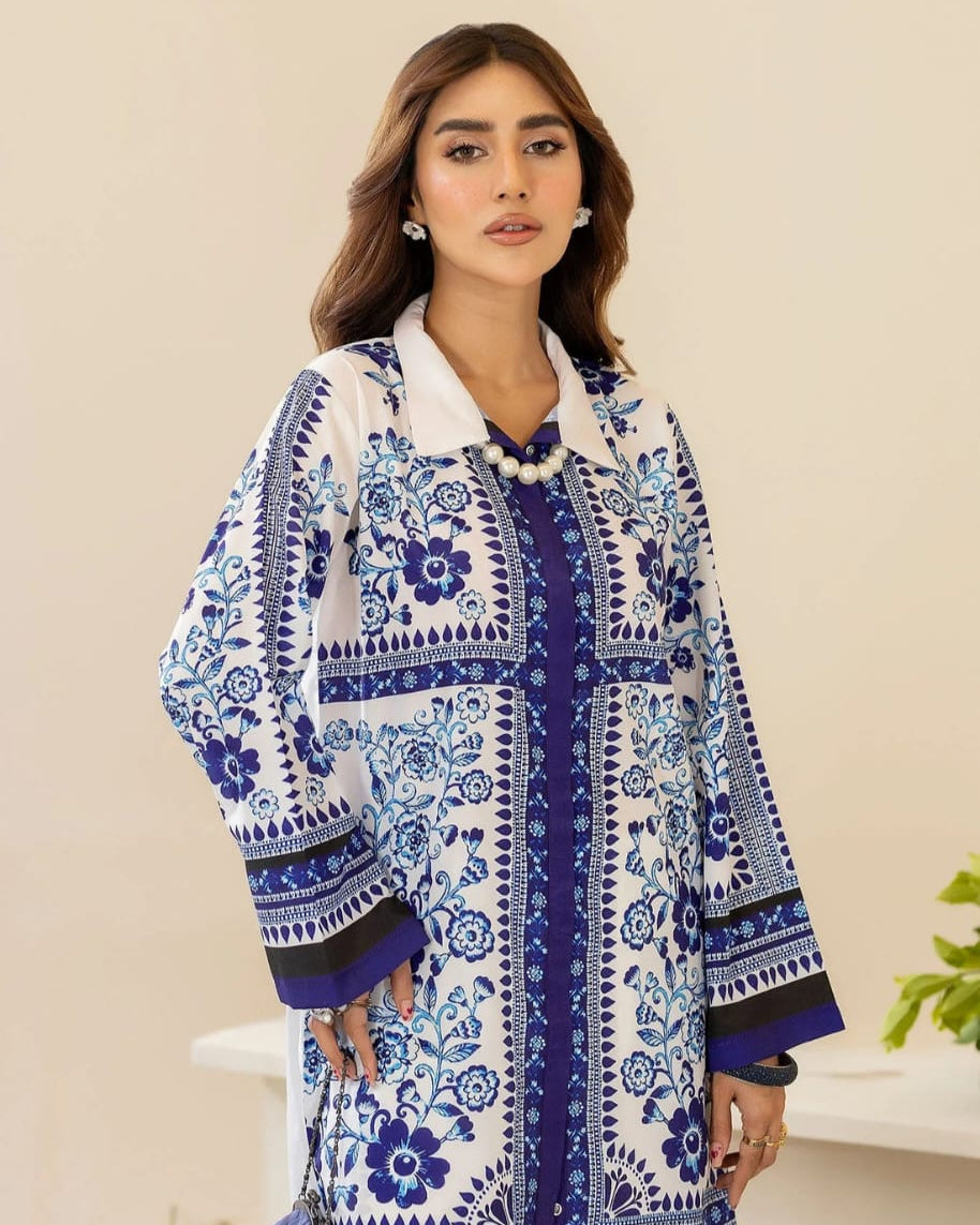 Blueberry Mosaic Co-ord Set