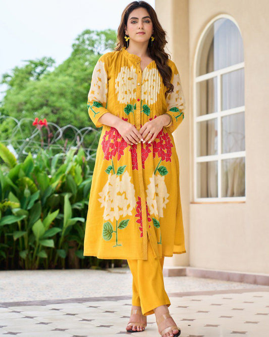 Aurora Mul Cotton Co-ord Set