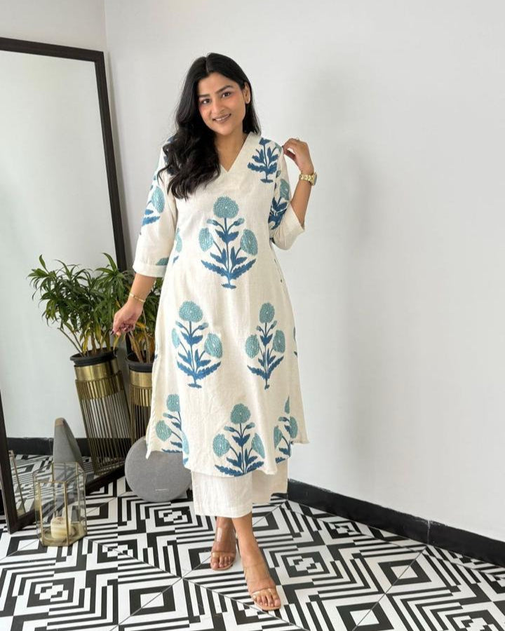 Noor Bloom – Summer Cotton Co-ord Set