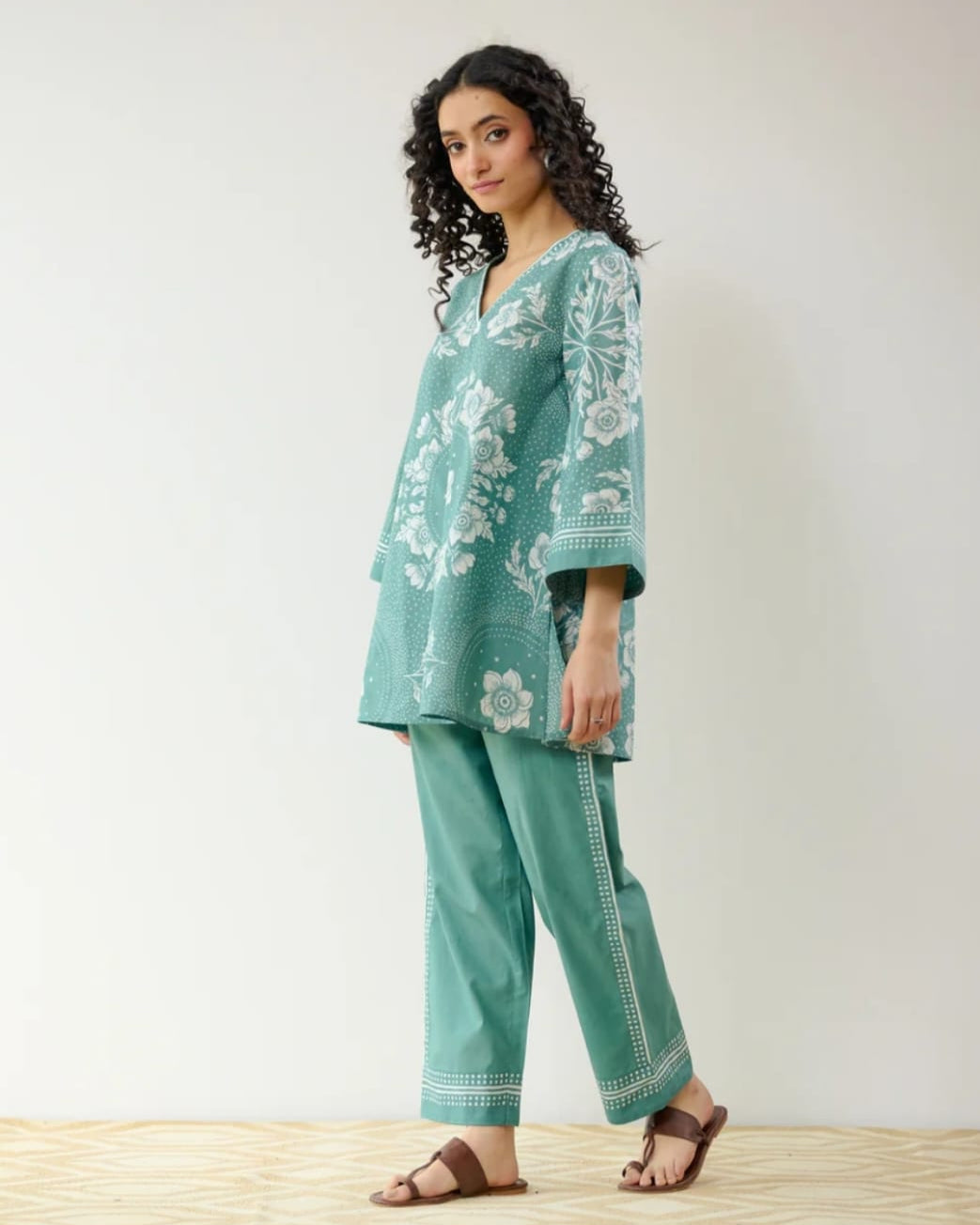 Noorja Digital Bloom Coord Set